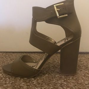 Sam Edelman Green Chunky Heel